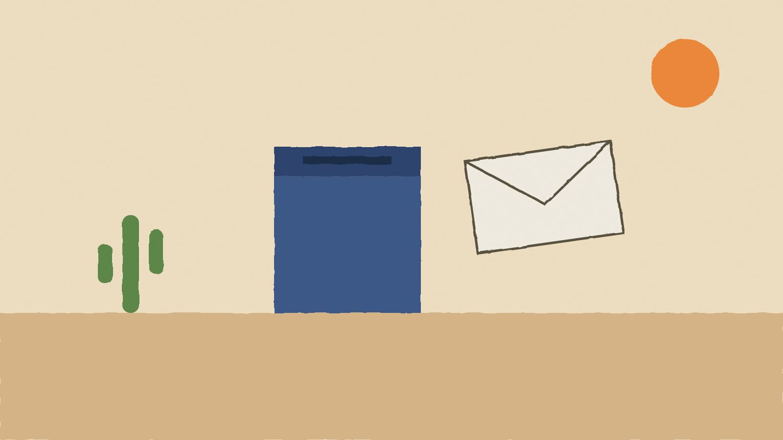 Ballot box and envelope - illustration, Jake Team LLC