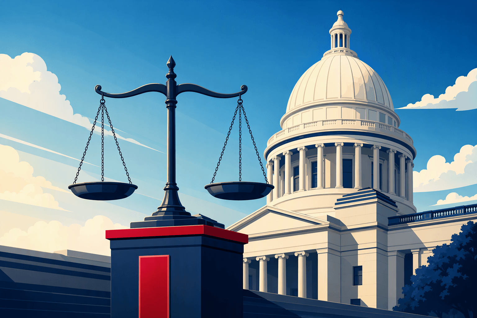 Antitrust settlement - illustration, Jake Team LLC