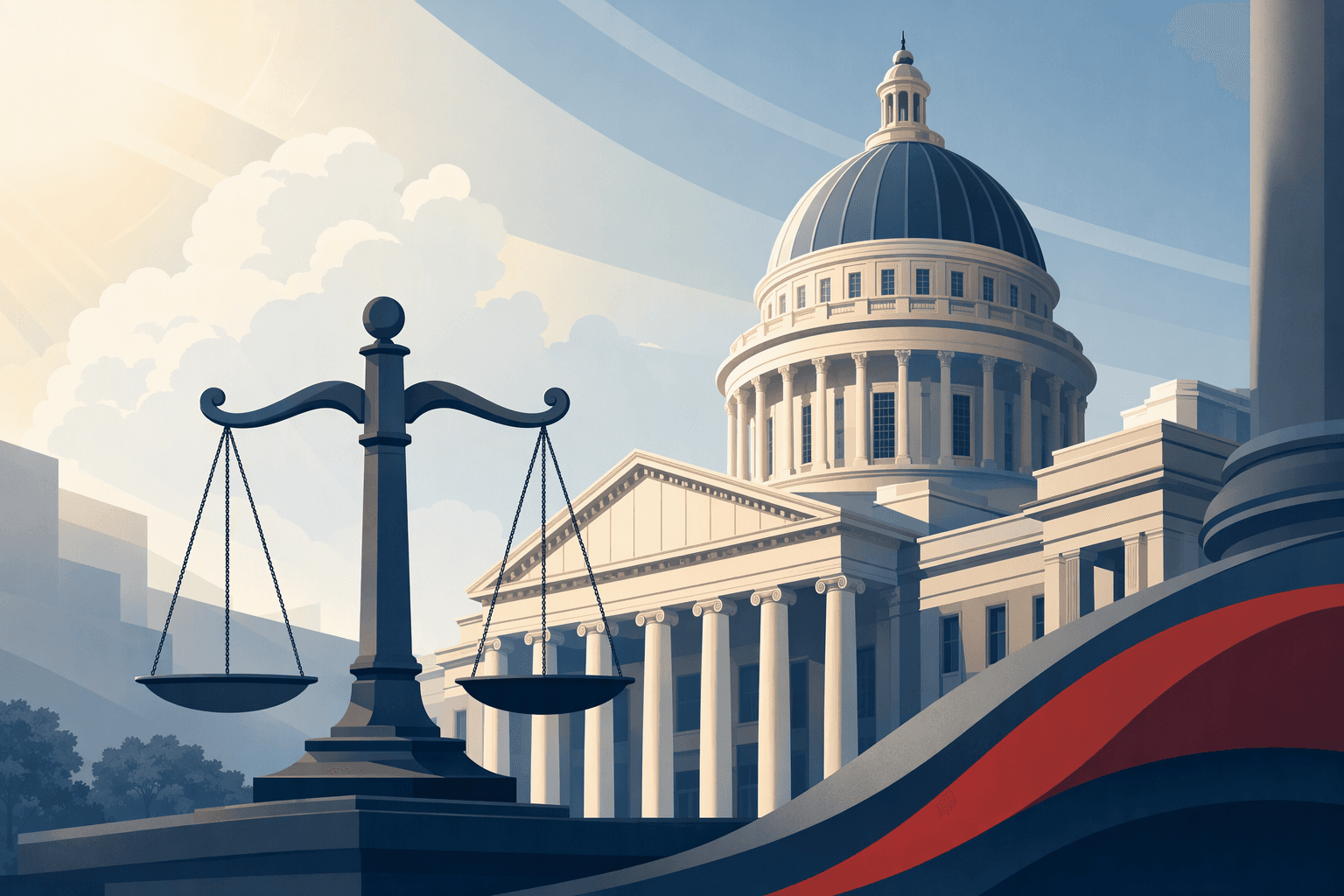 Judicial campaign transparency - illustration, Jake Team LLC