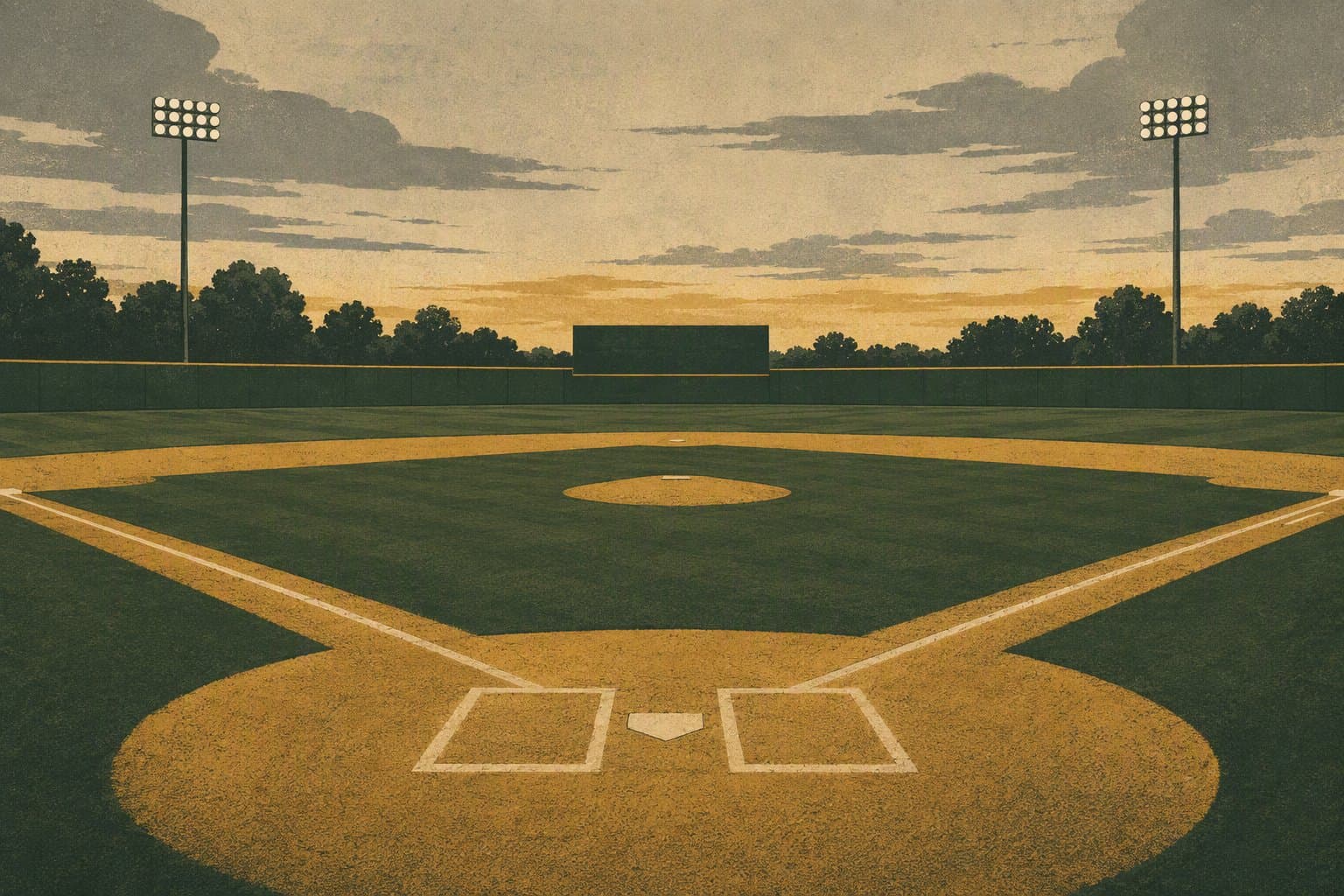 baseball stadium - illustration, Jake Team LLC