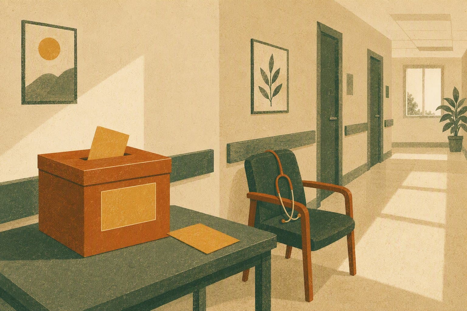 Medical Union Vote - illustration, Jake Team LLC