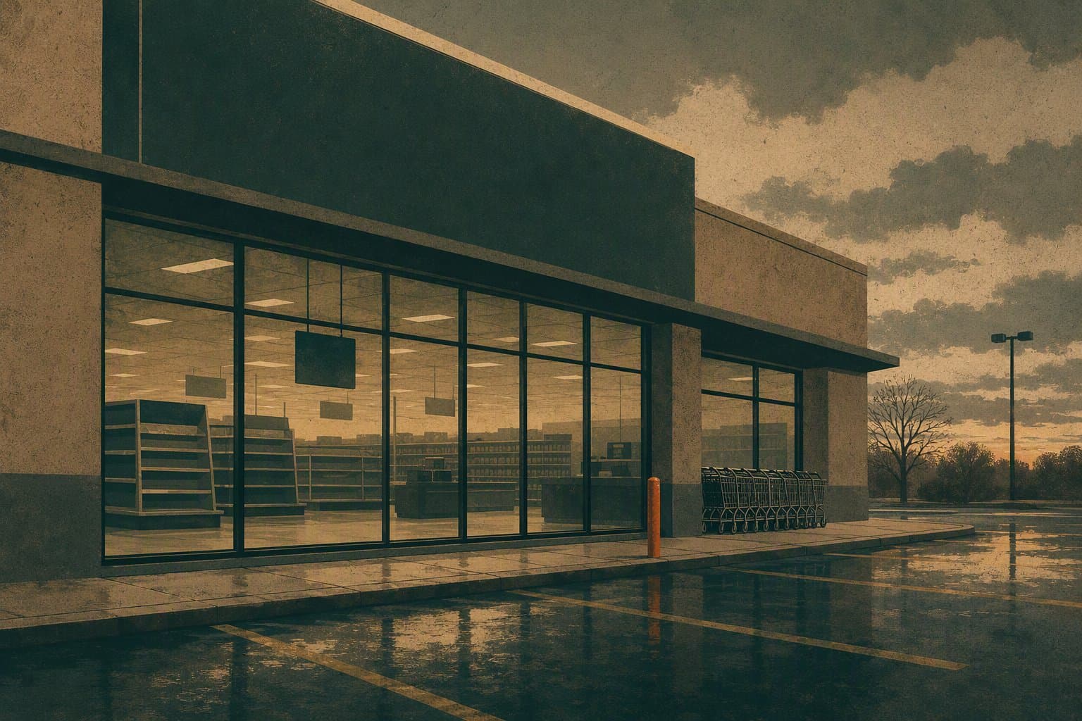 Retail store closure - illustration, Jake Team LLC