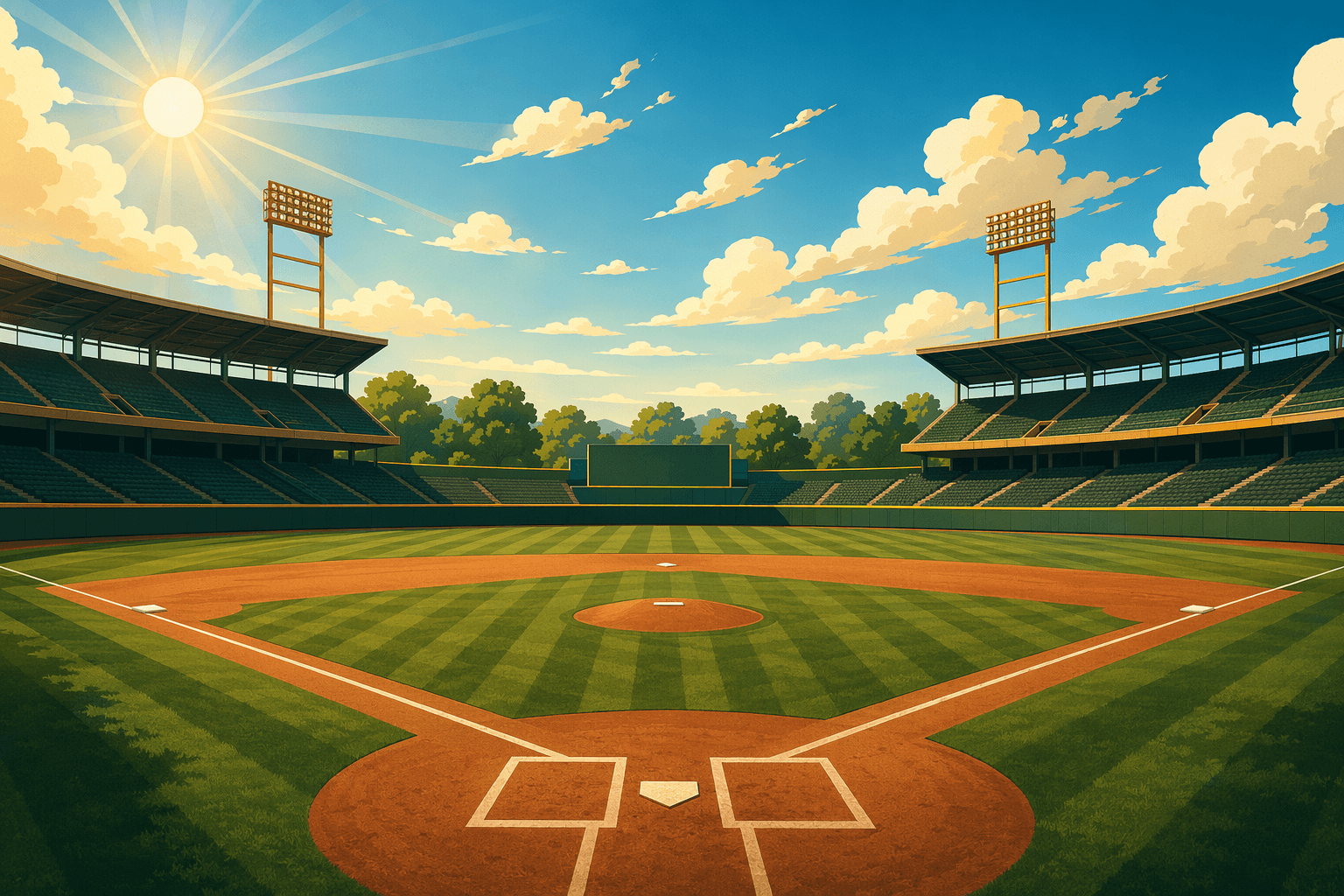 Baseball game - illustration, Jake Team LLC