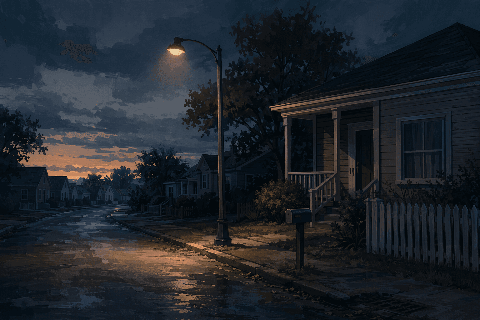 Fatal Shooting Aftermath - illustration, Jake Team LLC