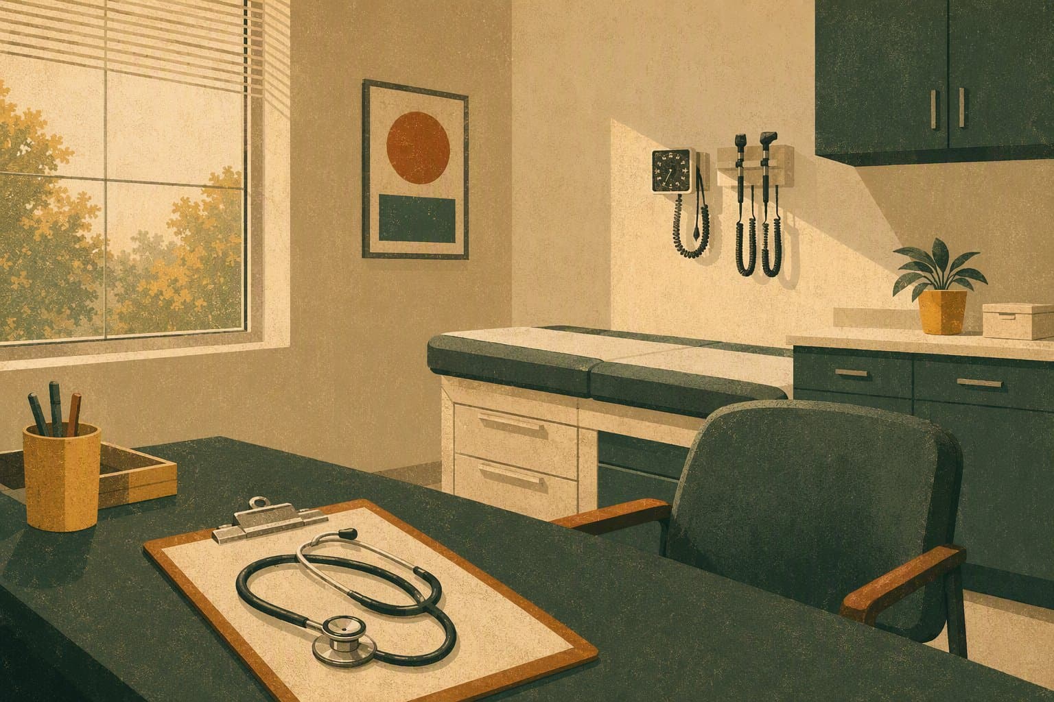 Medical Labor Dispute - illustration, Jake Team LLC