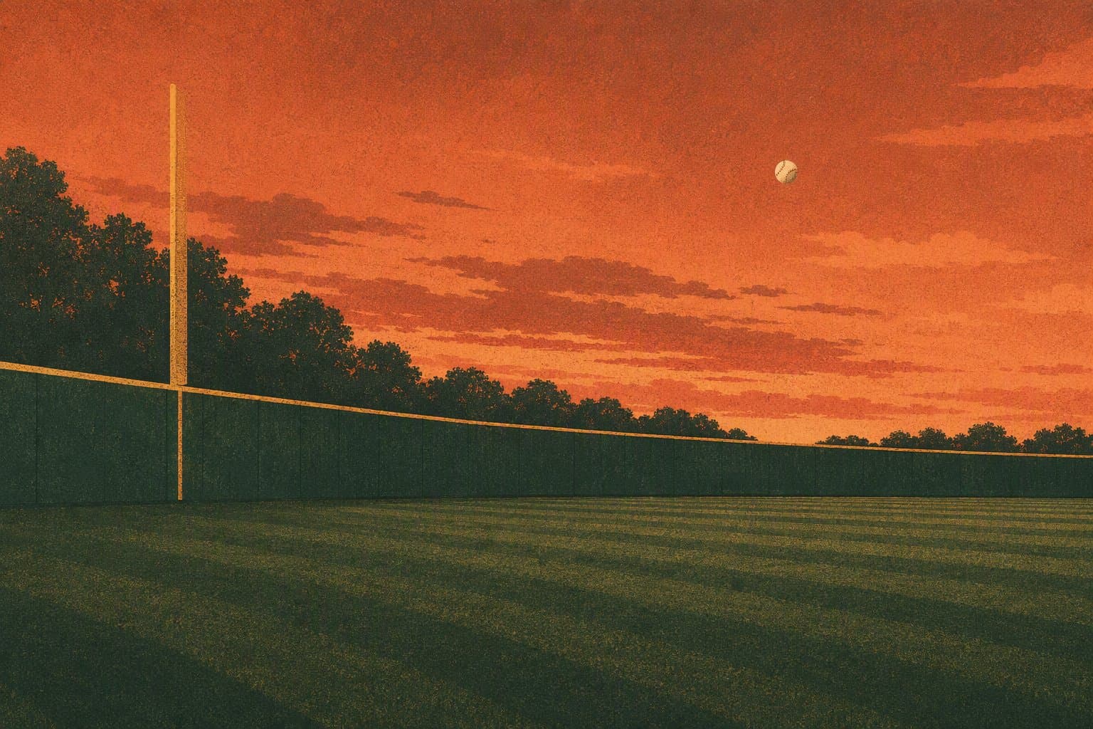 Game-winning hit - illustration, Jake Team LLC