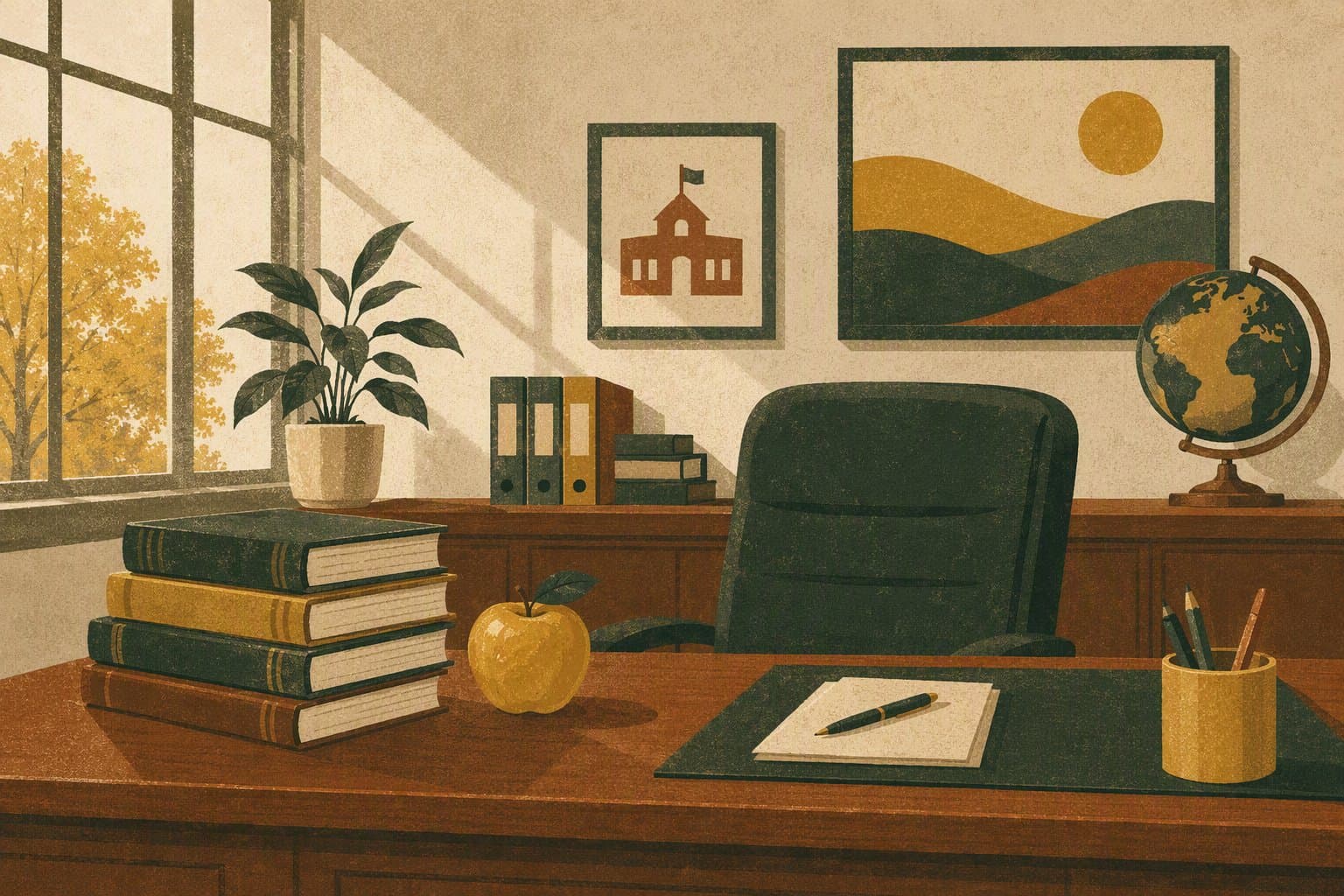 School Administration - illustration, Jake Team LLC