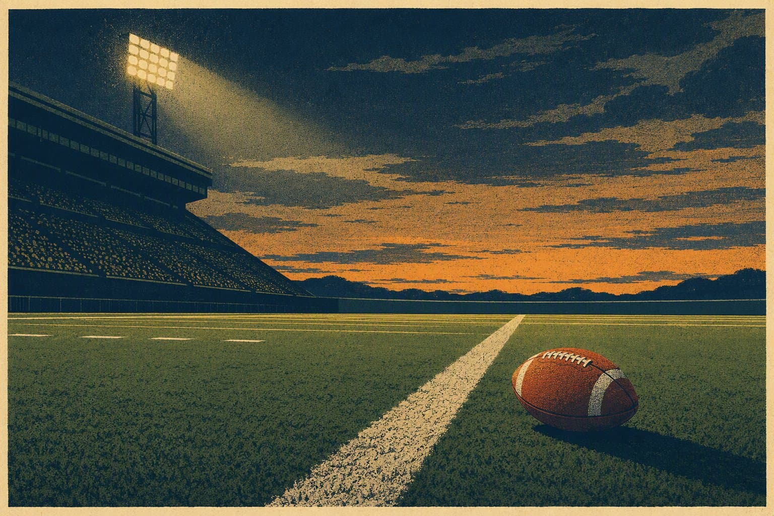 preseason football - illustration, Jake Team LLC