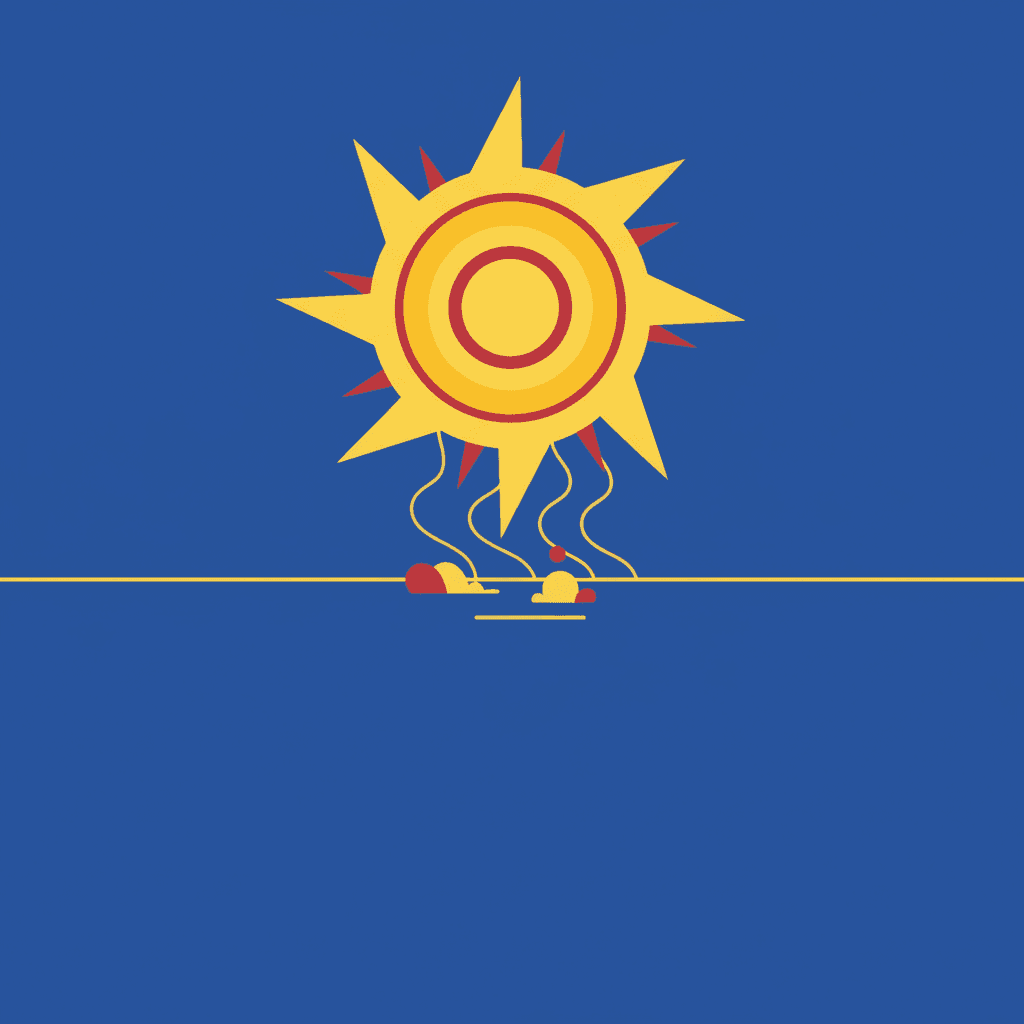 Pool Heat Stroke - illustration, Jake Team LLC
