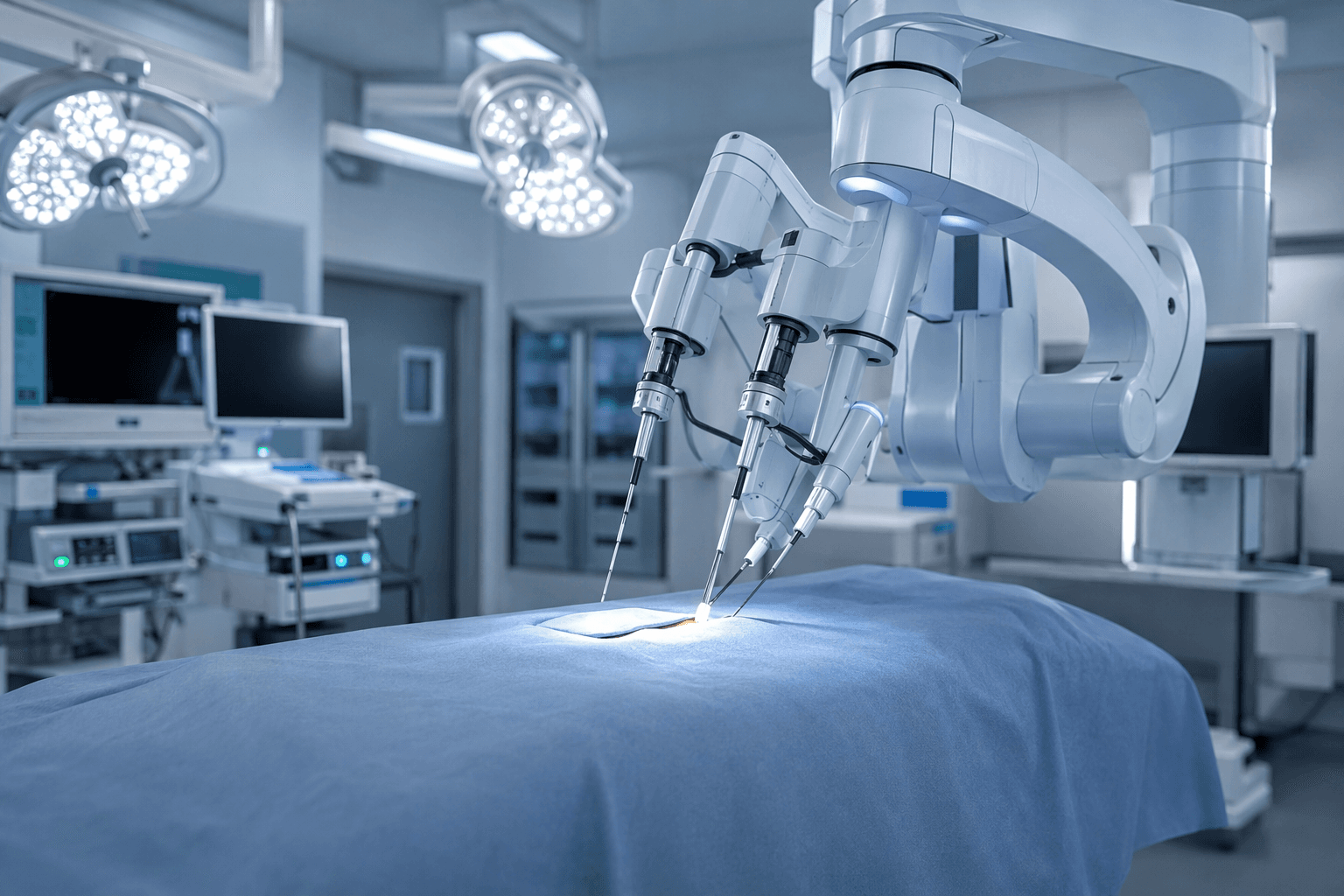 advanced robotic surgery - illustration, Jake Team LLC