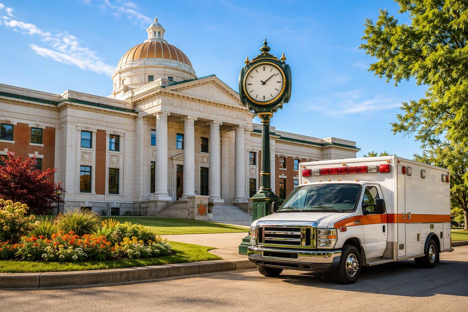 Ambulance response standards - illustration, Jake Team LLC