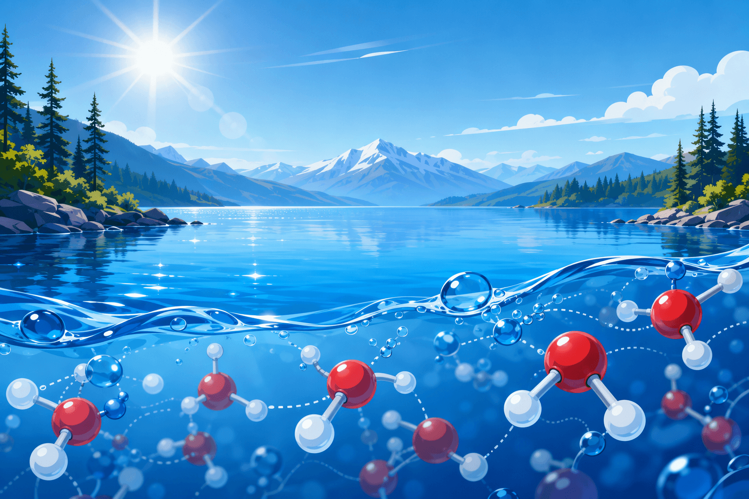 Clean water protection - illustration, Jake Team LLC