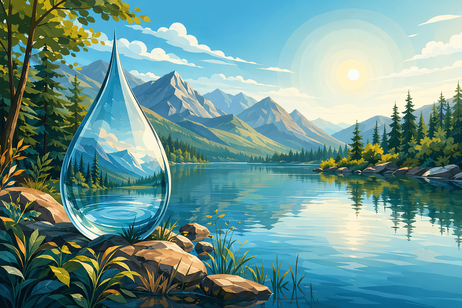 water safety - illustration, Jake Team LLC