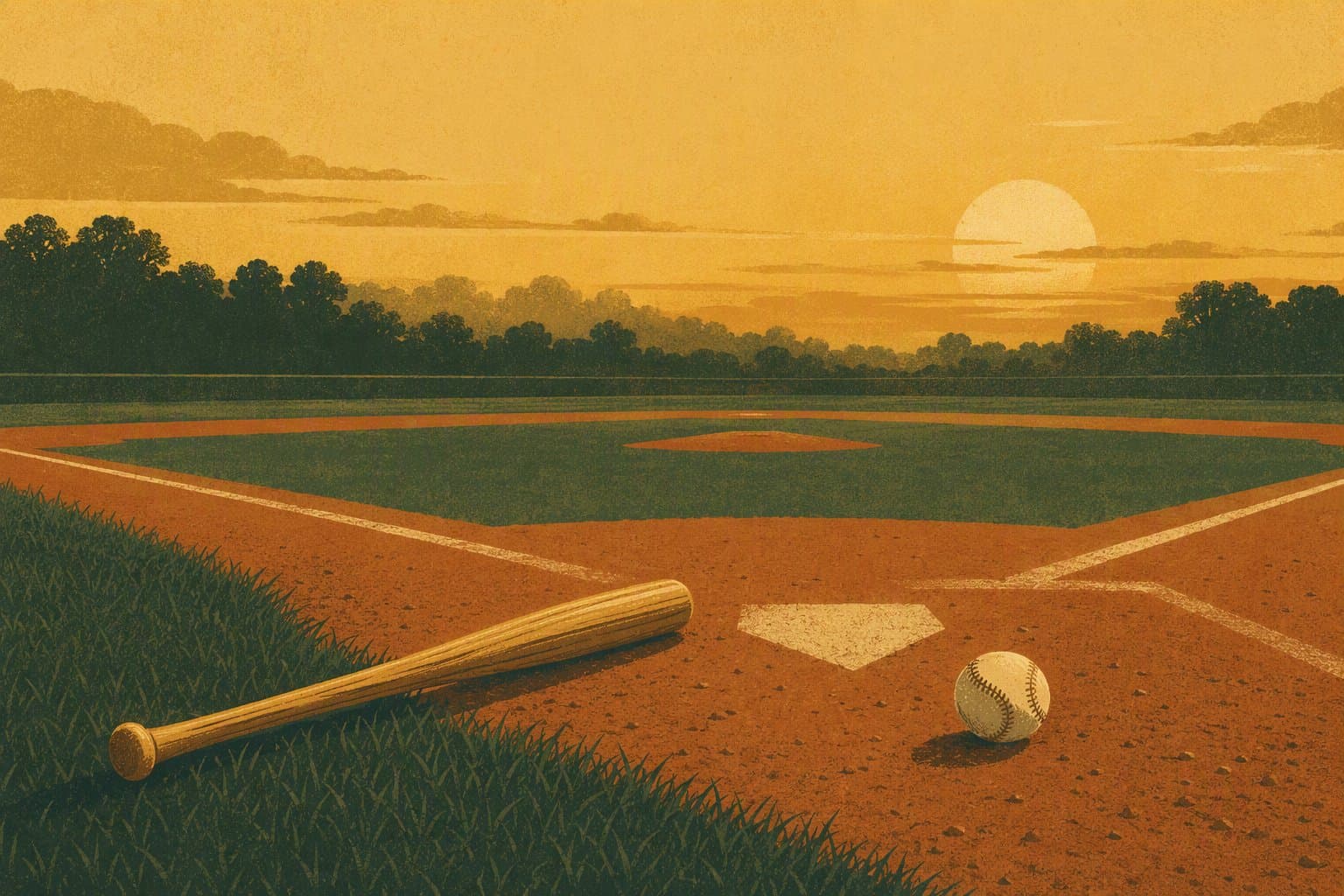 Baseball Victory - illustration, Jake Team LLC