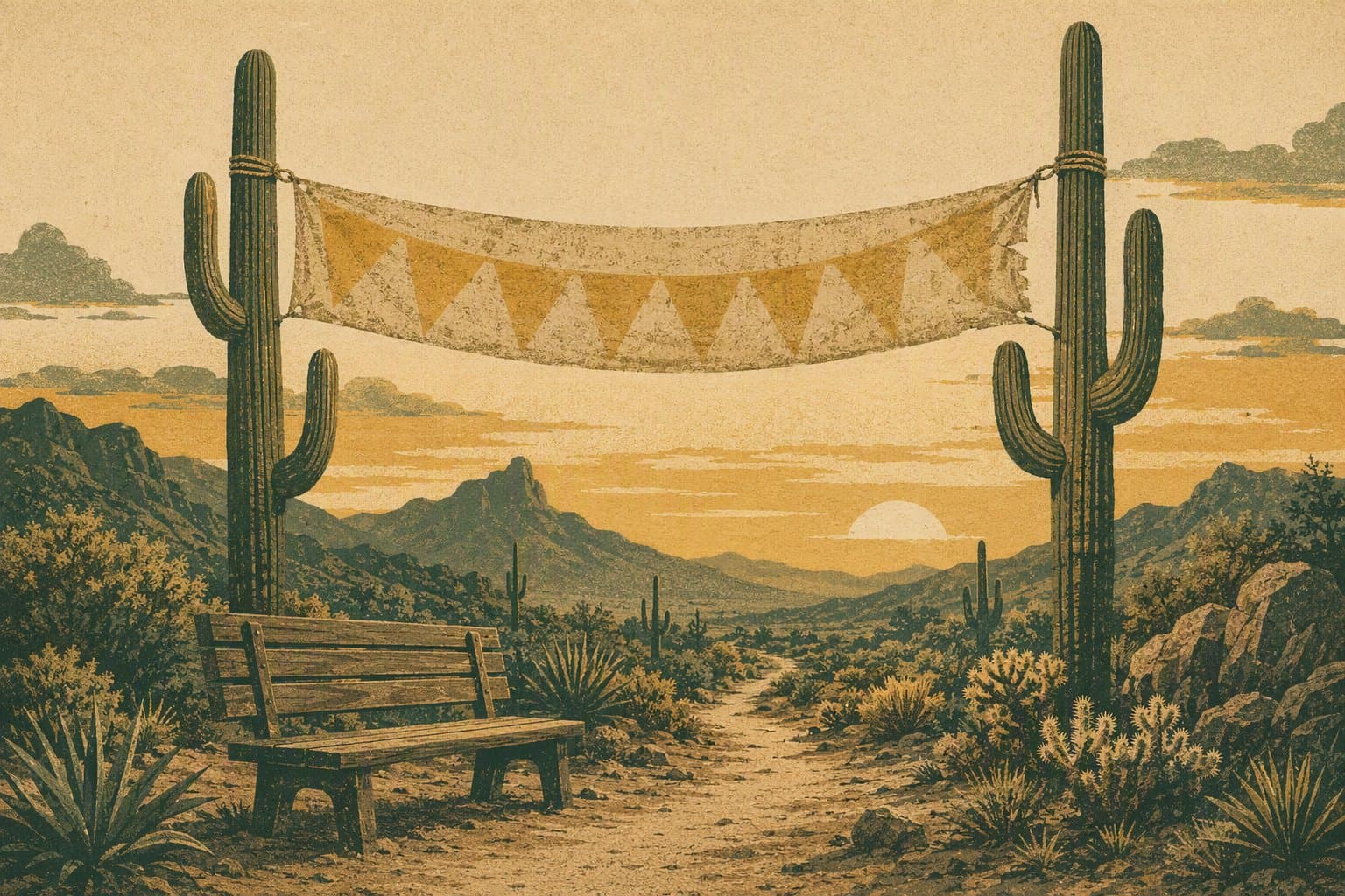 desert safety - illustration, Jake Team LLC
