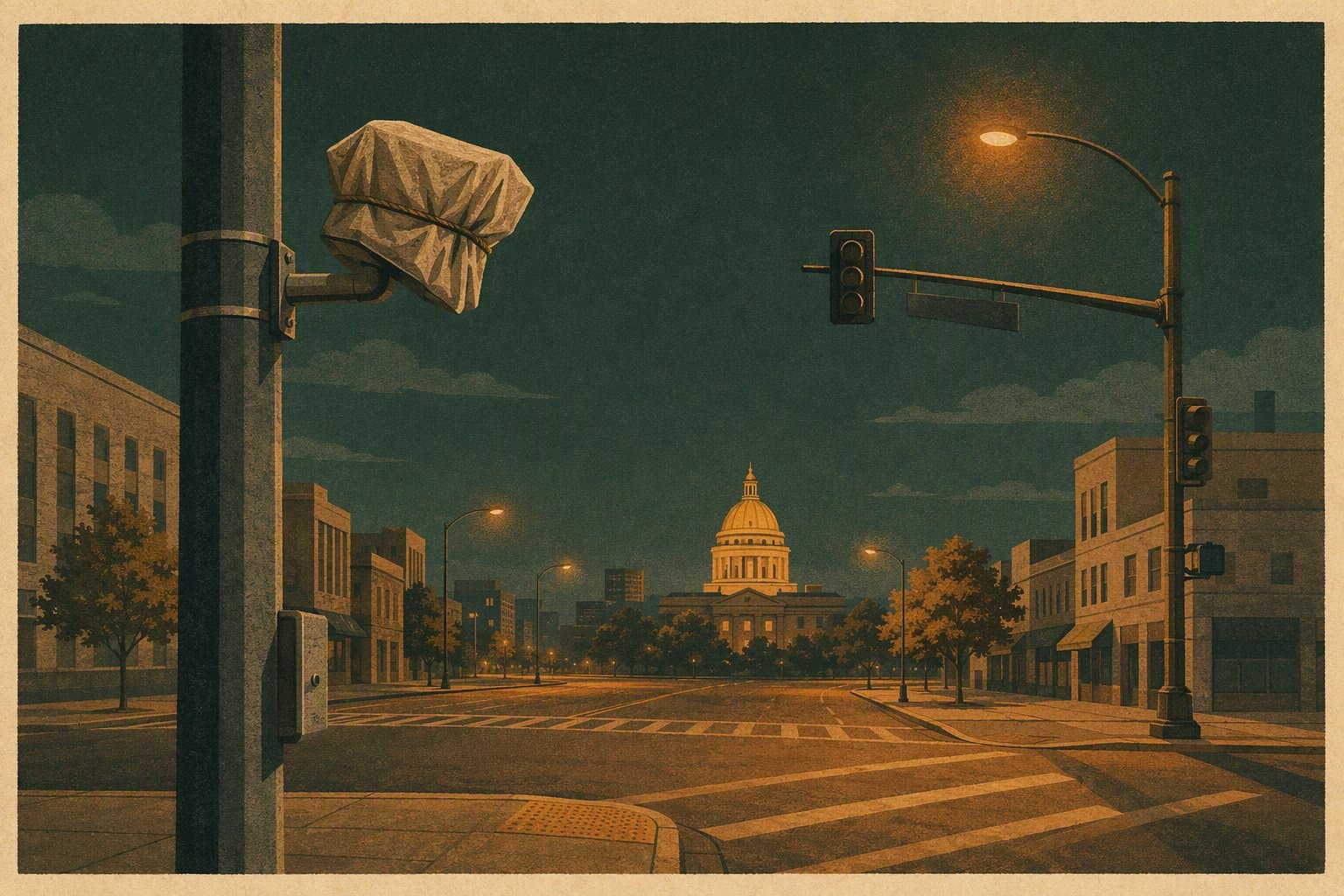 Civic Surveillance - illustration, Jake Team LLC
