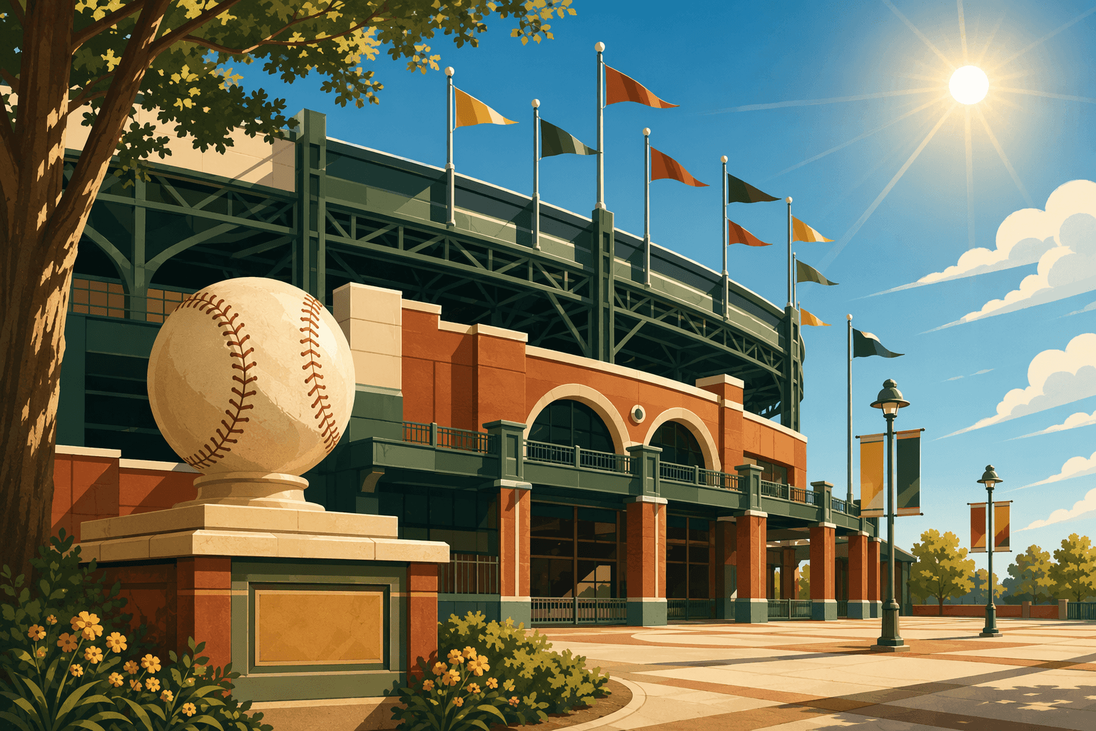 Baseball Victory - illustration, Jake Team LLC