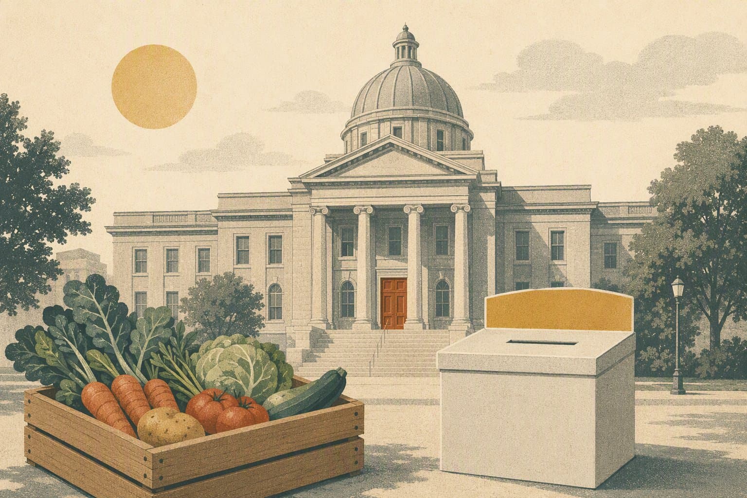 Civic Grocery Tax - illustration, Jake Team LLC