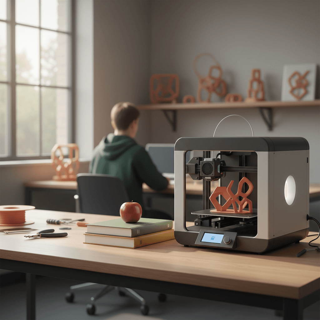 School 3D Printing - illustration, Jake Team LLC