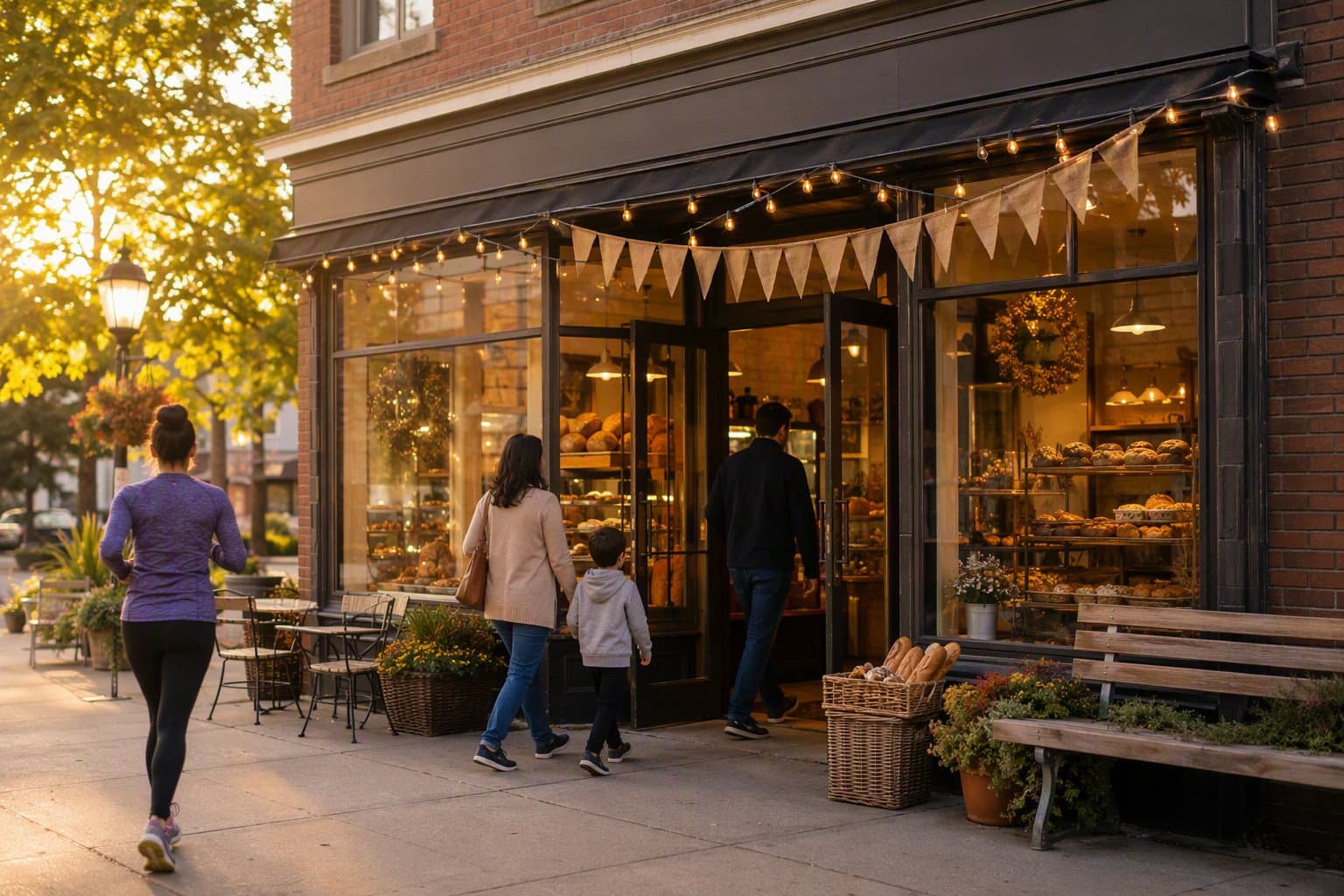 local bakery opening - illustration, Jake Team LLC