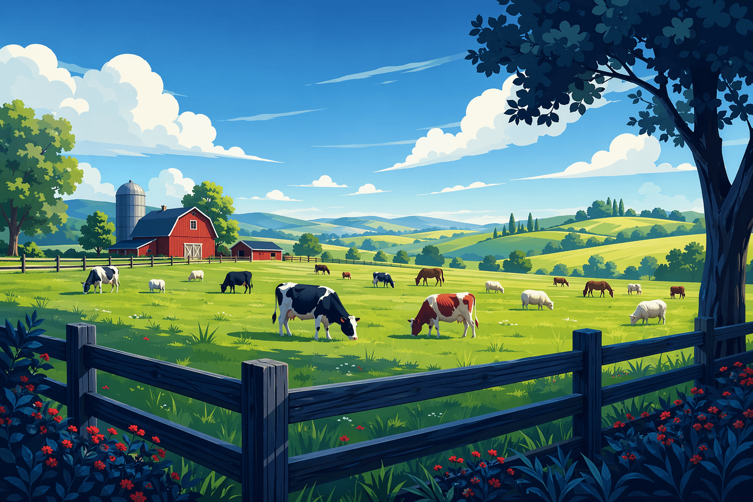 Livestock health preparedness - illustration, Jake Team LLC