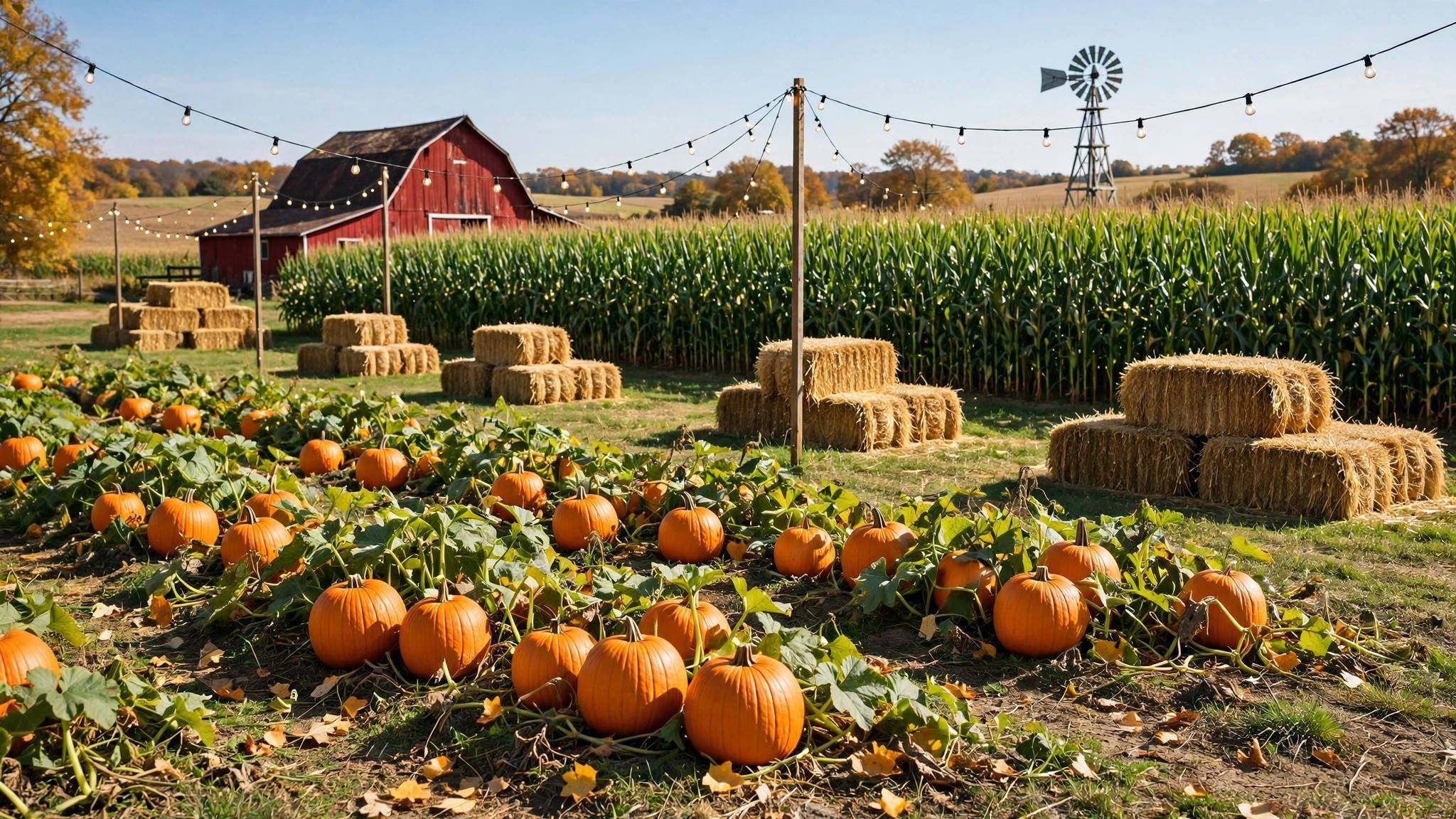 Schnepf Farms Pumpkin and Chili Party — Illustration by Jake Team LLC